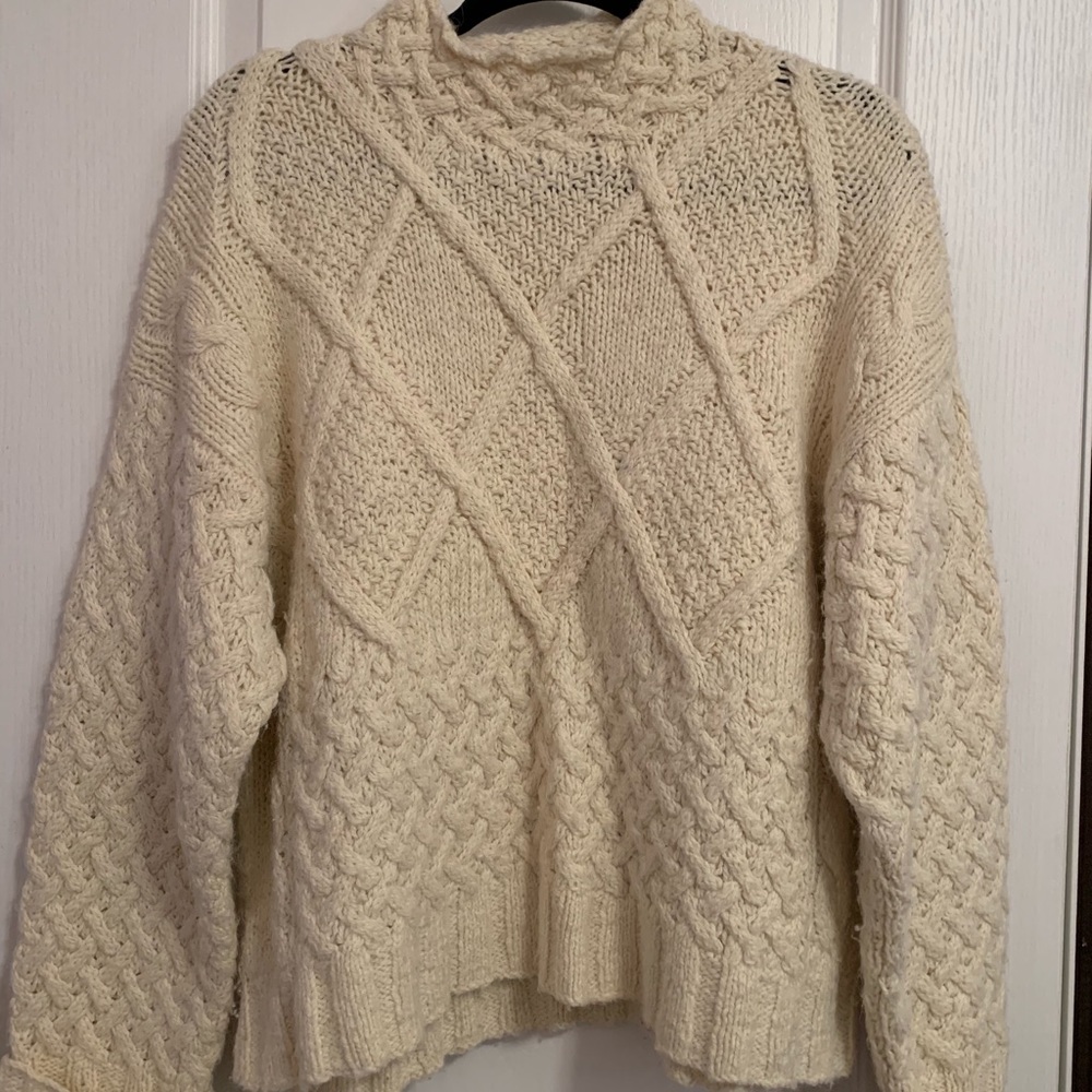 Cozy Oversized White Sweater